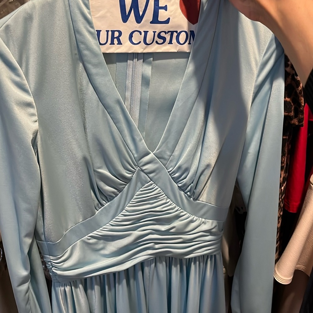 Fabulous Disco Queen Vintage 70s I’ve Blue Dress EVC